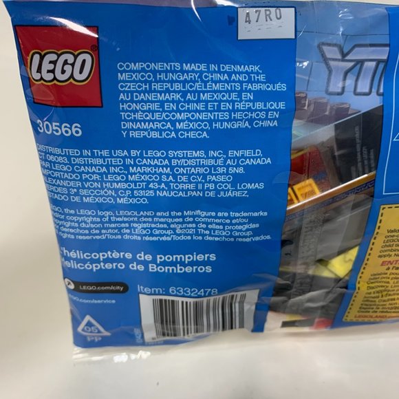 LEGO City 30566 Fire Helicopter Vehicle Set 40 pcs - Picture 4 of 6